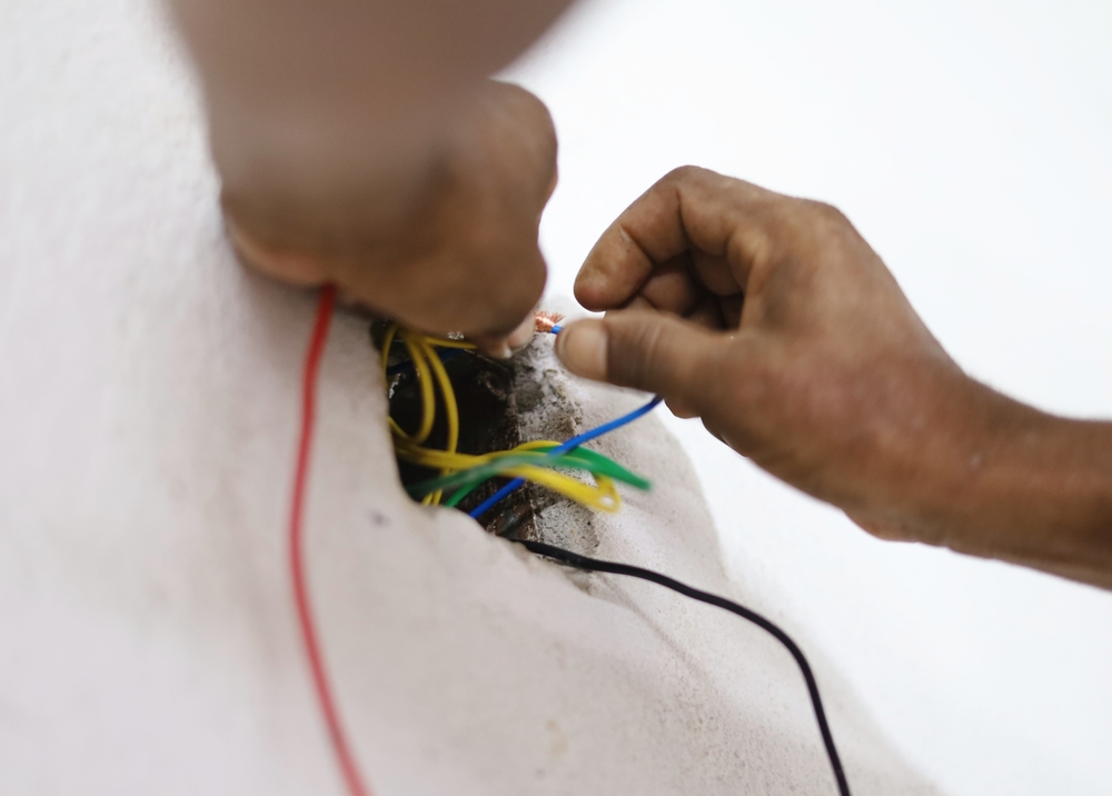 An,Electrician's,Precise,Work,Is,Crucial,During,Home,Renovations,For