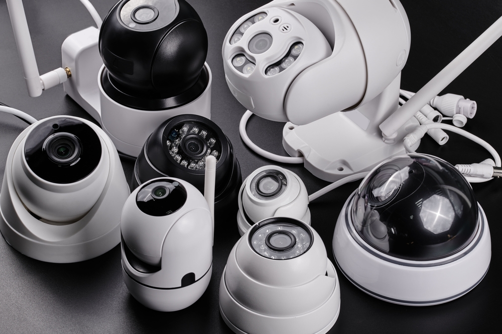 Surveillance,Cameras,,Set,Of,Different,Videcam,,Cctv,Cameras,Isolated,On